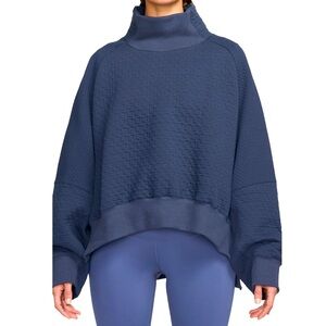 NIKE: Therma-FIT Navy Sweatshirt, X-small